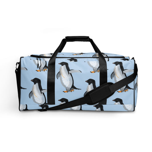 Spirograph Adelie Penguin Bird Duffle bag