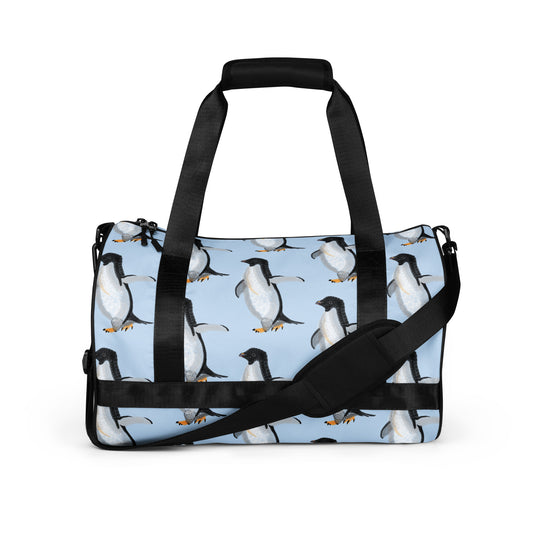 Spirograph Adelie Penguin Bird All-over print gym bag