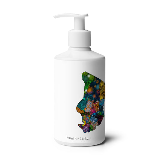 Spirograph Patterned Chad Regions Map Floral Hand & Body Lotion