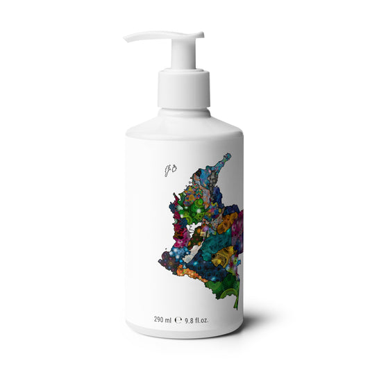 Spirograph Patterned Belgium Provinces Map Floral Hand & Body Lotion