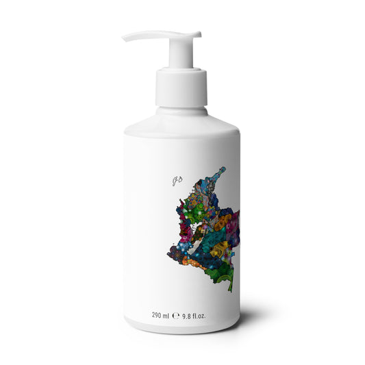 Spirograph Patterned Colombia Departments Map Floral Hand & Body Lotion
