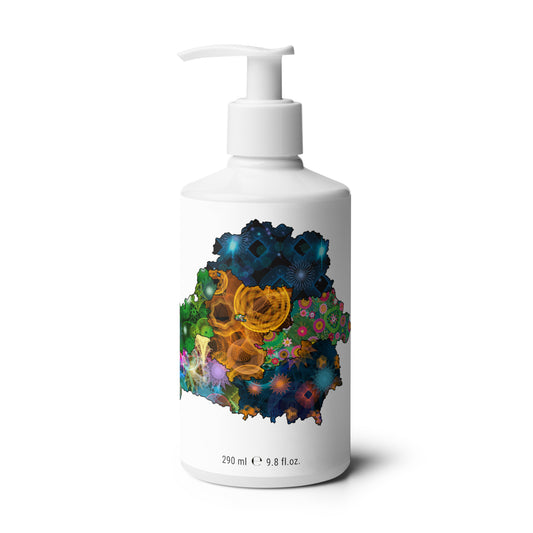 Spirograph Patterned Belarus Oblasts Map Floral Hand & Body Lotion