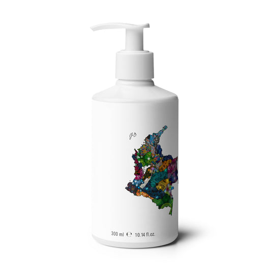 Spirograph Patterned Colombia Departments Map Floral hand & body wash