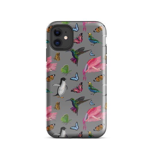 Spirograph Birds and Butterflies Tough Case for iPhone®