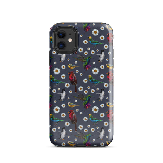Spirograph Daisies and Dicky Birds Tough Case for iPhone®